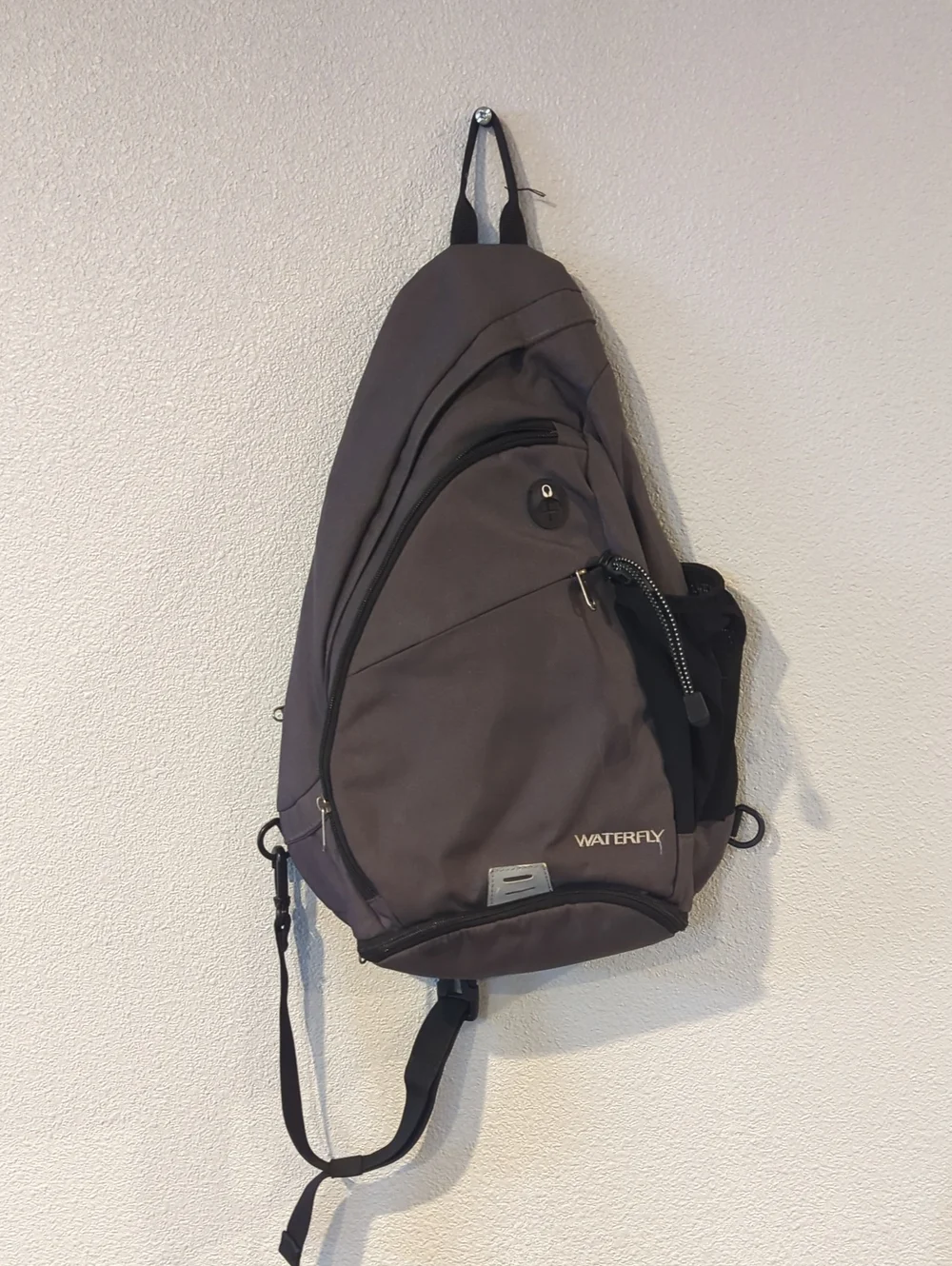 Waterfly Gray Sling Backpack